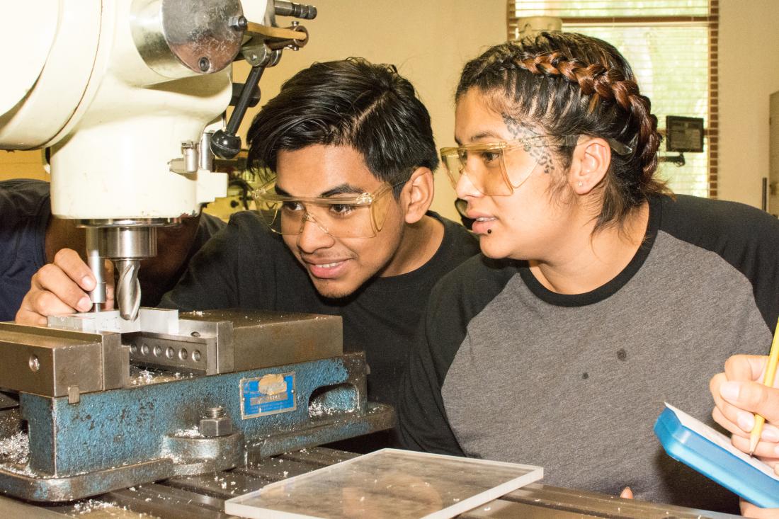 Two Manufacturing Students