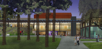 Rendering of the Valley Academic & Cultural Center