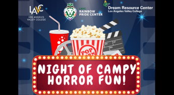 Night of Campy Horror Fun Movie Night sponsored by the Rainbow Pride Center and Dream Resource Center