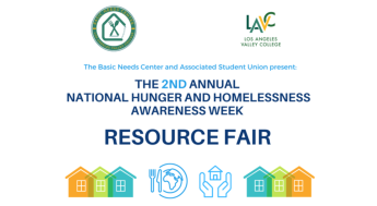 LAVC 2nd Annual National Hunger & Homelessness Awareness Week Resource Fair