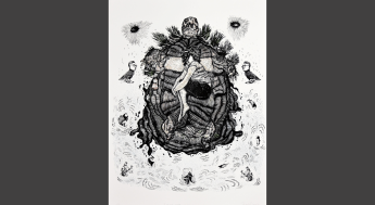 the shell in the clouds, Ma’ Conch’t Do’T Nub’T, El caparazón en las nubes by Pavel Acevedo
