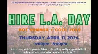 Hire L.A. Day: Hot Summer, Cool Jobs on Thursday, April 11 from 4-8 p.m.