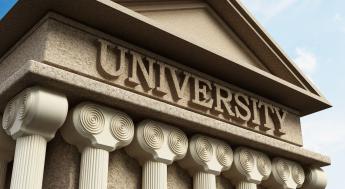 uni building with columns