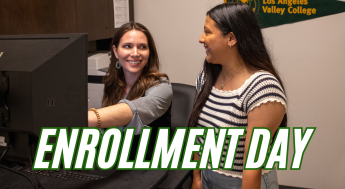 Counselor advising a student