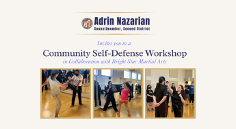 Adrin Nazarian presents a Community Self-Defense Workshop