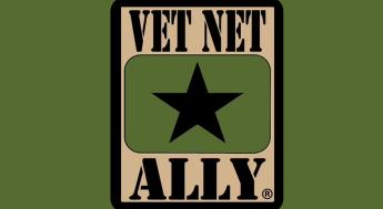  A Military style patch with the words VET NET ALLY
