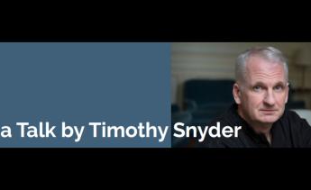 A Talk by Timothy Snyder