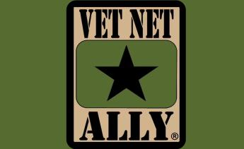  A Military style patch with the words VET NET ALLY