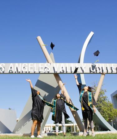 Students at LAVC Entrance