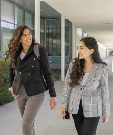 Students Talking on Campus