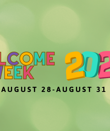 welcome week banner