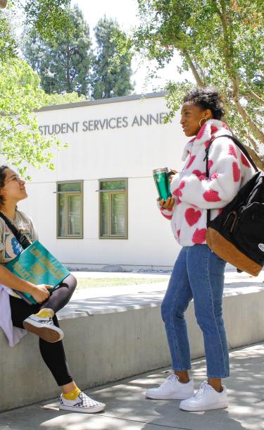 Students Daisy and Chanel Talking