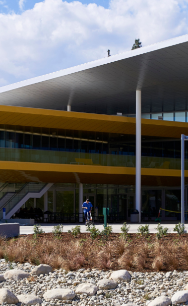 Student Union view from Hatteras Street