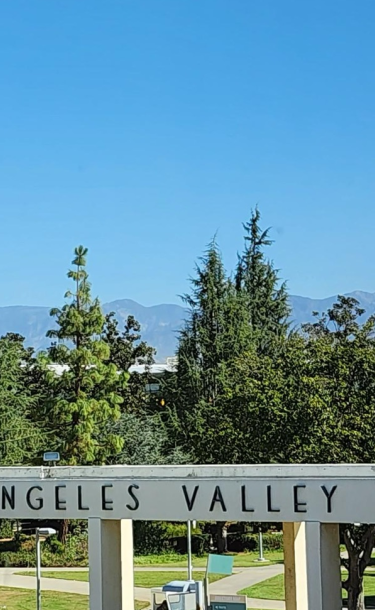 Flags in front of LAVC