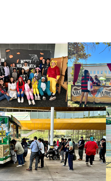 collage of students participating in student activities