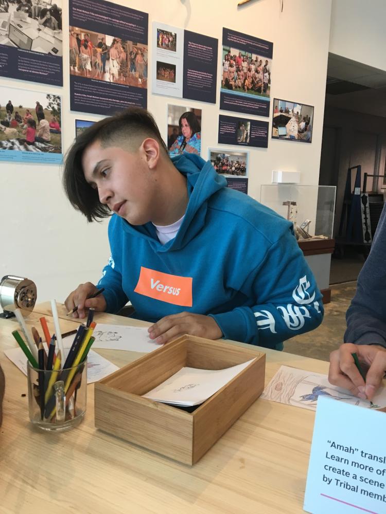 Student with Hoodie