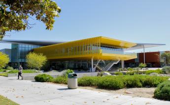 Student Union Building with Person