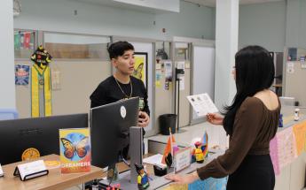 Representative giving information