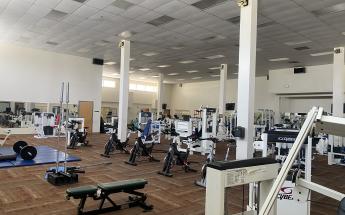 Exercise equipment in the LAVC Fitness Center