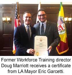 Training Director Recieving Certificate