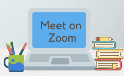 Meet on Zoom Illustration