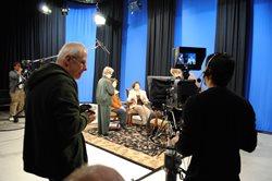 TV Studio With Camera Man