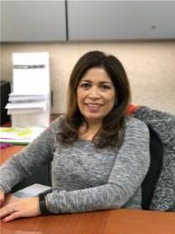 Liliana Fanelli at Desk