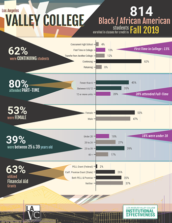 Black African American Credit Student Statistics Chart