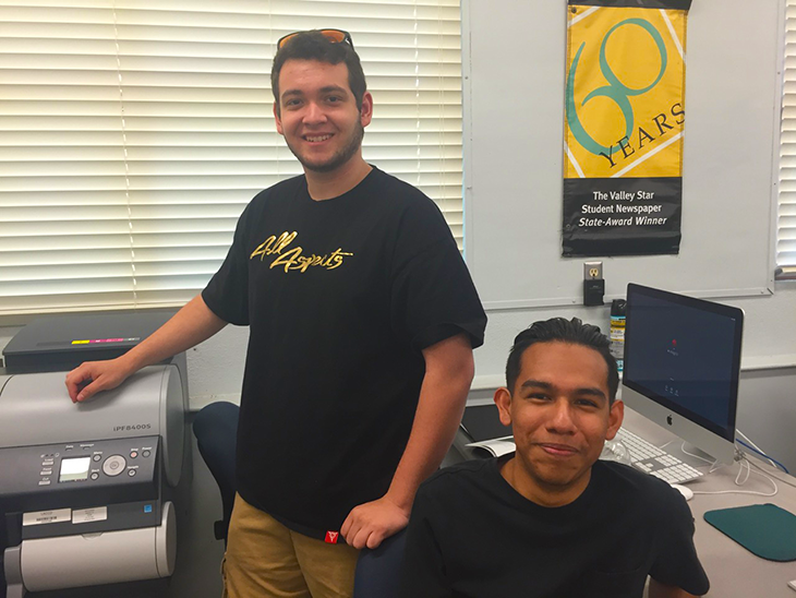 Two Journalism Students