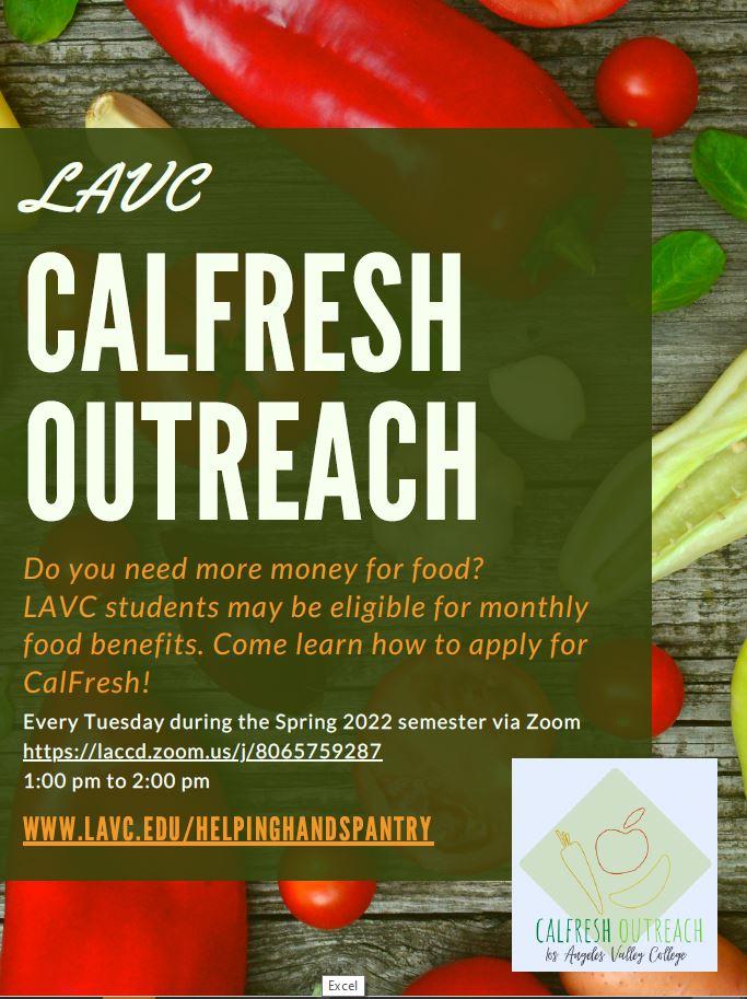 LAVC Calfresh Outreach Cover