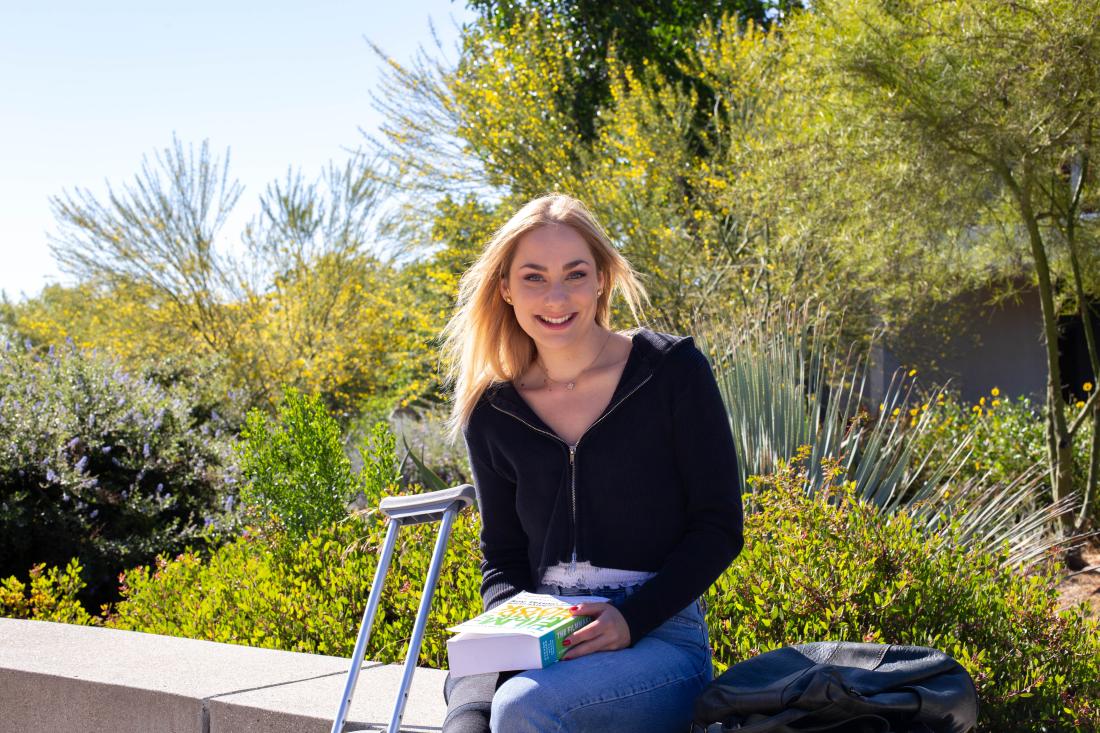 Girl Student Smiling