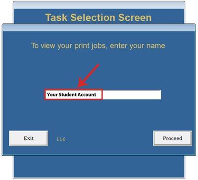 Student Account for Print