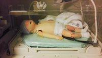 Baby Mannequin in Incubator