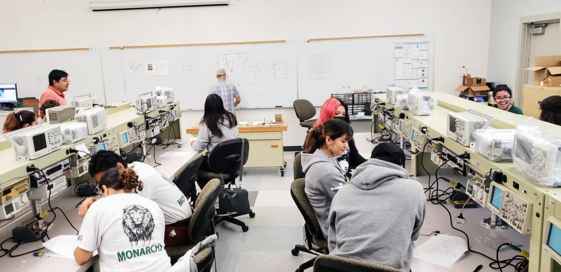 Students Working In Lab