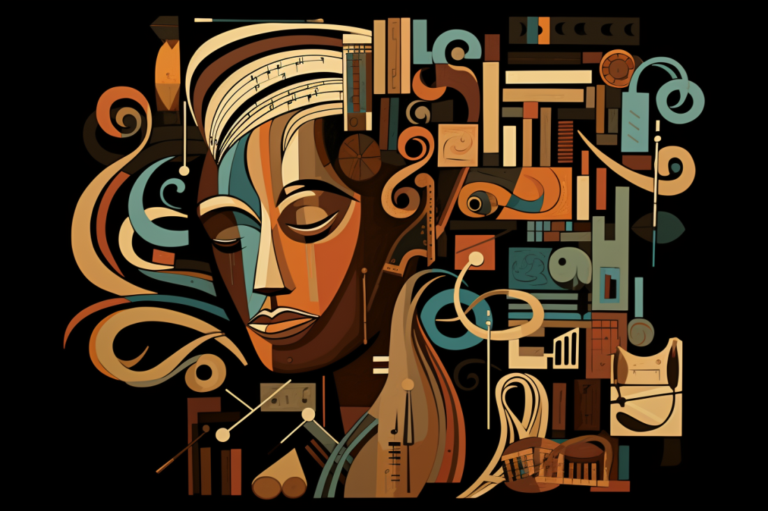 Abstract African American Art