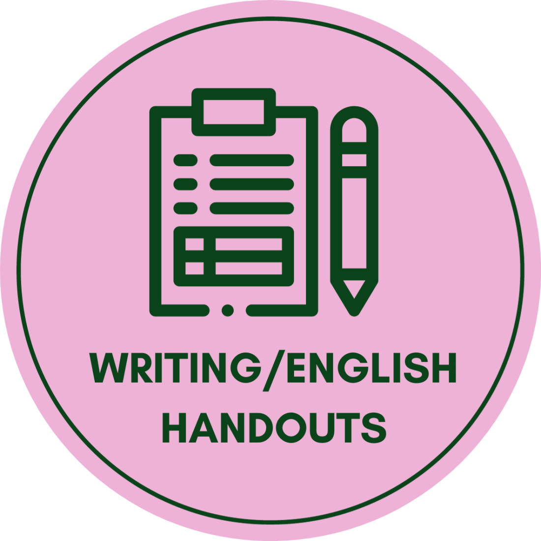 Writing and English Handouts