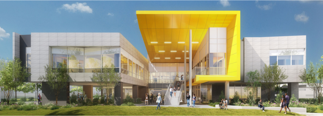 Rendering of Academic Building 2