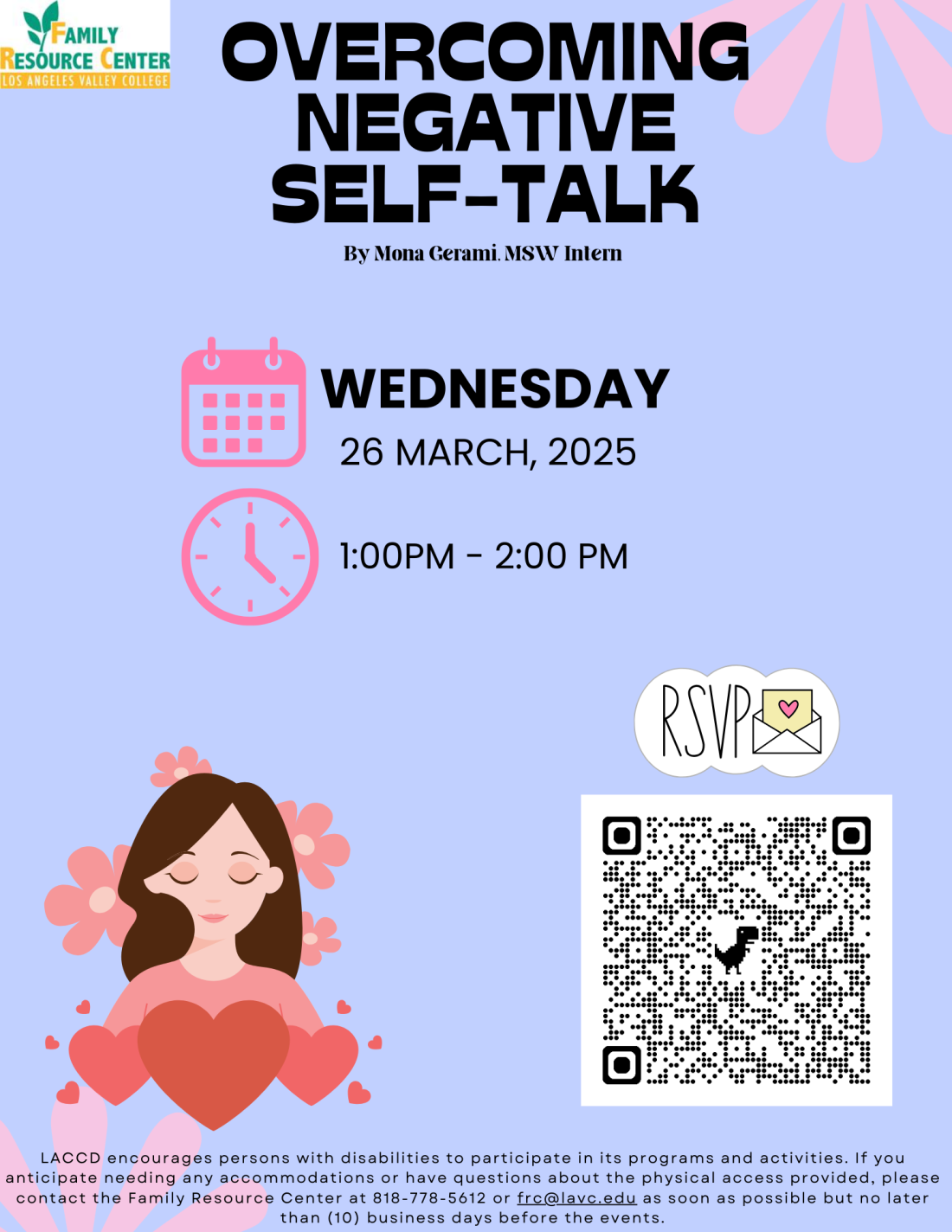 Overcoming negative self-talk flyer