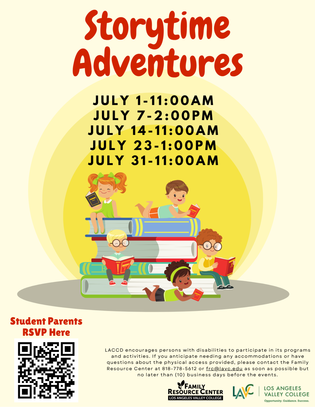 Storytime flyer