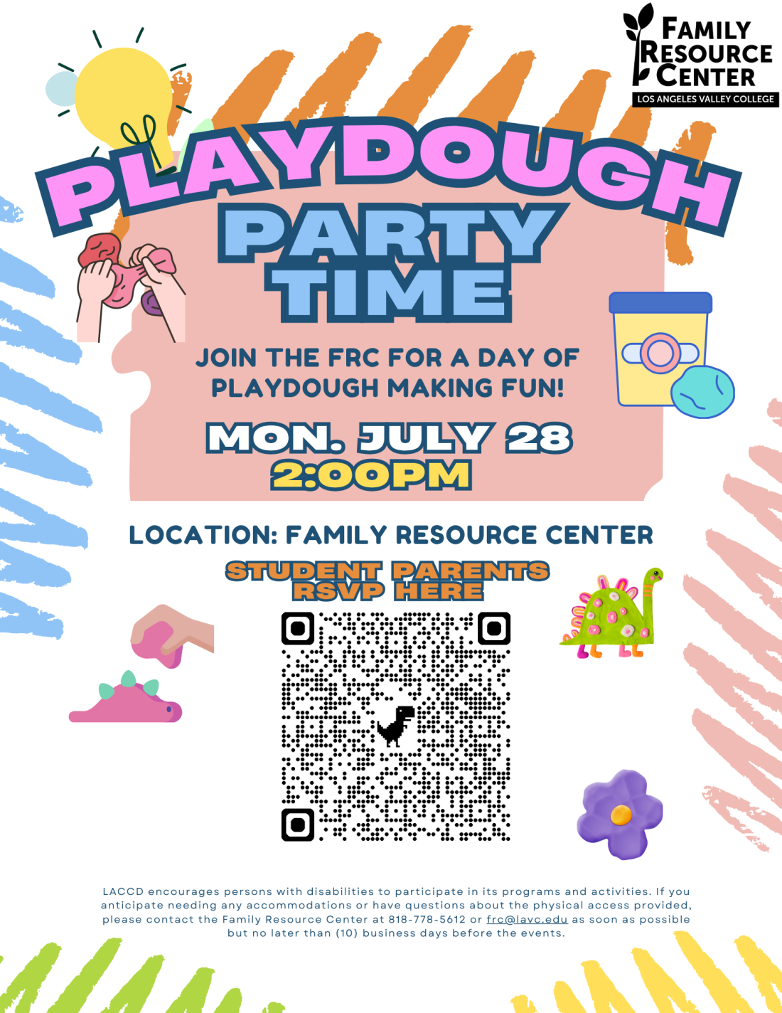 Playdough Party Time flyer
