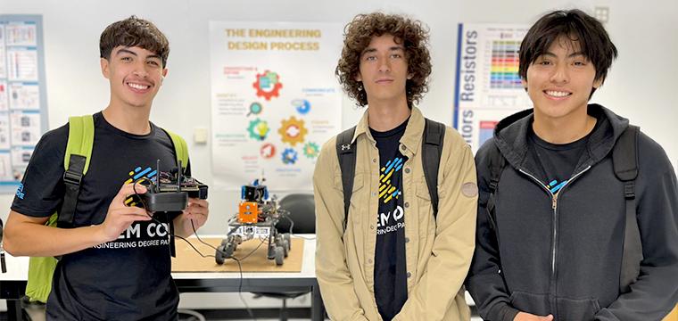 Robotics students