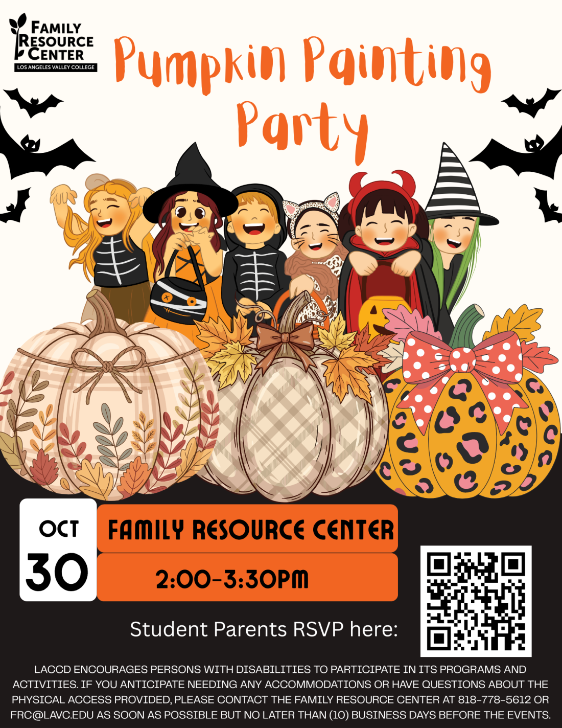 Pumpkins painting flyer