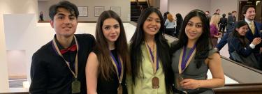 2025 Phi Rho Pi medalists from LA Valley College