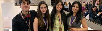 2025 Phi Rho Pi medalists from LA Valley College