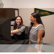 Counselor Assisting Student 