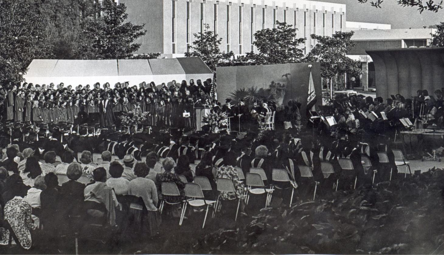 Graduation ceremony in Monarch Square